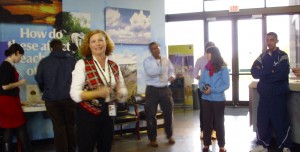 Nina Harris at NASA Goddard Visitor Center