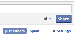 Facebook New Spam Filter Location