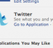 Twitter-Application-Facebook Twitter Application on Facebook