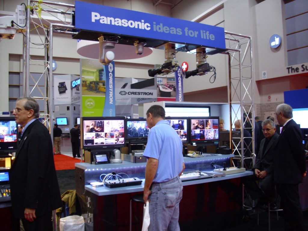 Panasonic Booth at Government Video Expo 2010