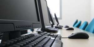 Row of computers
