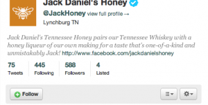 Jack Daniels Honey on twitter
