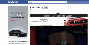 Audi Facebook Page